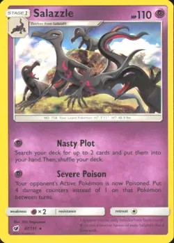Salazzle SM - Crimson Invasion 47/111 NM - Pokemon TCG - Image 1
