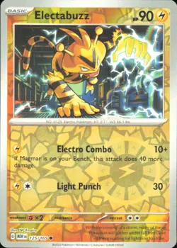 Electabuzz SV: Scarlet & Violet 151 125/165 NM - Pokemon TCG - Image 1