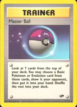 Master Ball Gym Challenge 116/132 MP - Pokemon TCG - Image 1