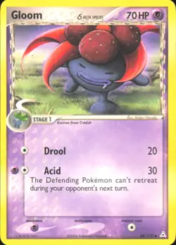 Gloom (Delta Species) Holon Phantoms 42/110 MP - Pokemon TCG - Image 1