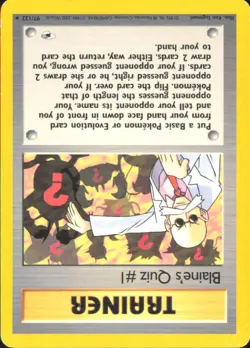 Blaine's Quiz #1 Gym Heroes 097/132 MP - Pokemon TCG - Image 1