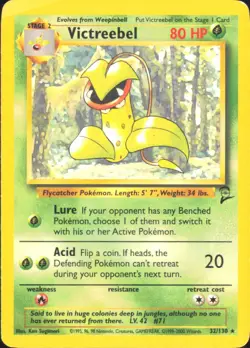 Victreebel Base Set 2 032/130 LP - Pokemon TCG - Image 1