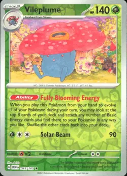 Vileplume SV: Scarlet & Violet 151 045/165 NM - Pokemon TCG - Image 1
