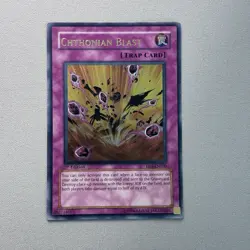 Chthonian Blast 1st Ed Ultimate Rare EEN-EN050 Yu-Gi-Oh! TCG - Image 1