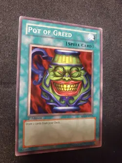 Pot of Greed SD1-EN015 Structure Deck: Dragon's Roar 1st Edition LP - Image 2