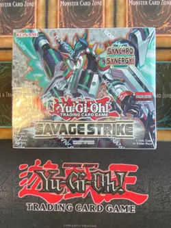 Yugioh Savage Strike 1st Edition Booster Box Factory Sealed Brand New - Image 1