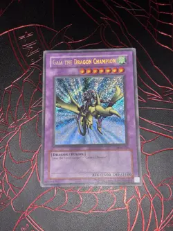 Yu-Gi-Oh! Gaia The Dragon Champion | TCG LOB-125 | Secret Rare | Mint - Image 1