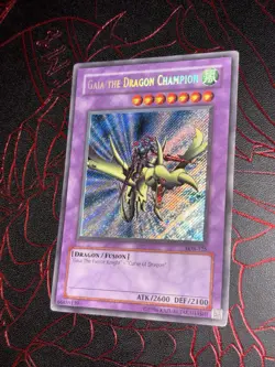 Yu-Gi-Oh! Gaia The Dragon Champion | TCG LOB-125 | Secret Rare | Mint - Image 2