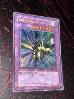 Yu-Gi-Oh! Gaia The Dragon Champion | TCG LOB-125 | Secret Rare | Mint - Image 3