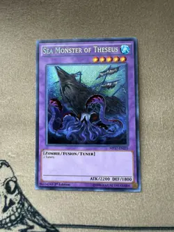 Yu-Gi-Oh MP17-EN231 Sea Monster of Theseus Secret Rare 1st Edition NM - Image 1