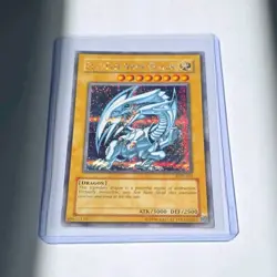 Konami Blue-Eyes White Dragon DDS-001 Prismatic Secret Holo Unlimited - Image 1