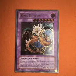 Yugioh King Dragun FET-EN036 Ultimate Rare 1st Ed NM - Image 1