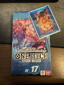 One Piece CCG Rare Blue Donquixote Doflamingo ST 17 Starter Deck!! - Image 1