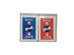 Vintage Cambissa Trieste Bridge Playing Cards Double Deck Instr Cards In French - Image 1