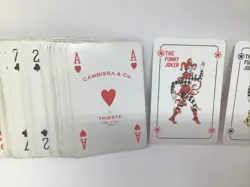 Vintage Cambissa Trieste Bridge Playing Cards Double Deck Instr Cards In French - Image 3