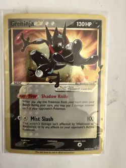 Pokemon TCG Greninja Gold Star SWSH144 Sword & Shield Promo Card Holo - Image 1