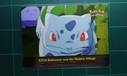 Pokemon Card Topps Series 2 # EP10 Bulbasaur And The Hidden Village Foil Blue LP - Image 1