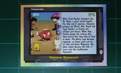 Pokemon Card Topps Series 2 EP16 Pokemon Shipwreck Foil Silverfoil Blue Label LP - Image 2