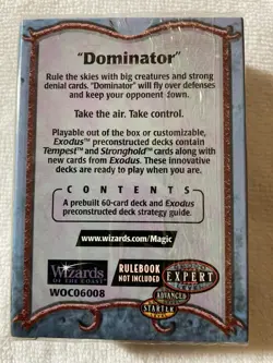 Magic The Gathering Exodus The Rath Cycle Dominator 60 Card Sealed Deck - Image 2