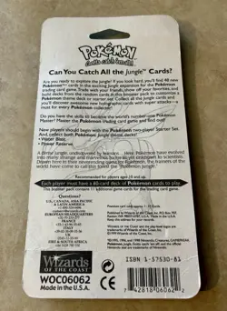 Pokemon TCG Jungle Booster Pack WOTC 11 Cards English Wigglytuff Sealed Base - Image 2