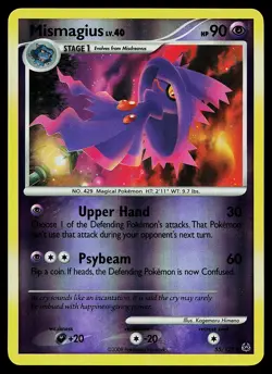 Pokemon Card - Mismagius Platinum 55/127 Uncommon Reverse Holo - Image 1