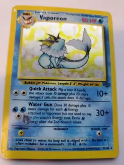 Vaporeon Jungle set Set Holo Pokemon Card - Image 1