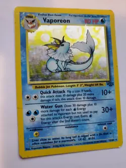 Vaporeon Jungle Set Pokemon Card Base WOTC - Image 5