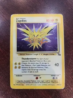 Articuno Fossil Holo Pokemon Card WOTC - Image 1
