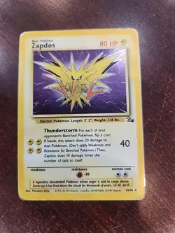 Articuno Fossil Holo Pokemon Card WOTC - Image 2