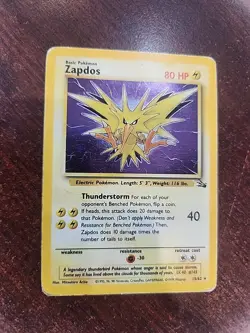 Articuno Fossil Holo Pokemon Card WOTC - Image 3