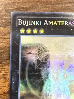PRIO-EN052 Bujinki Amaterasu Ghost Rare 1st Edition NM Yugioh Card - Image 2