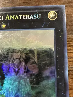 PRIO-EN052 Bujinki Amaterasu Ghost Rare 1st Edition NM Yugioh Card - Image 3