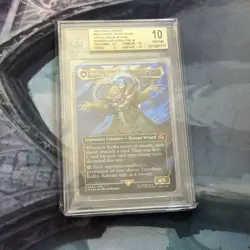 BGS 10 Kefka, Court Mage Borderless Surge Foil 0543 Mythic MTG Final Fantasy - Image 1