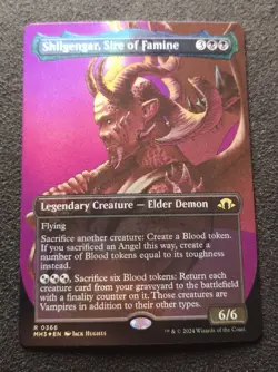 Shilgengar, Sire Of Famine - Foil - Borderless - MH3 - NM Unplayed - EN - 0366 - Image 1