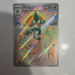 Simisage 090/086 Holo Illustration Rare Black Bolt Pokemon Holo Near Mint - Image 1