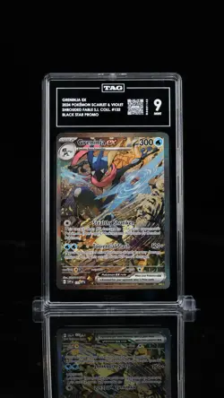 🌊 TAG 9 Greninja EX #132 SIR Black Star Promo | Pokemon 2024 💎 - Image 1
