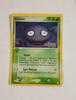 POKEMON TCG Grimer 56/109 REVERSE HOLO Ex Team Rocket Returns - Image 1