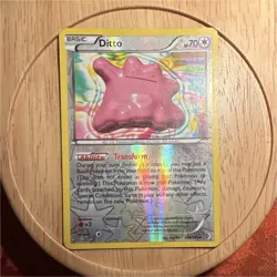 Pokemon Ditto Boundaries Crossed 108/149 Reverse Holo Rare Basic 70 HP Card - Image 1