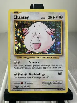 Pokemon TCG Chansey 70/108 Holo Rare XY Evolutions 2016 MP - Image 1