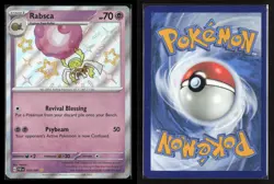 Rabsca 163/091 Shiny Rare Paldean Fates NM/M Pokemon - Image 3
