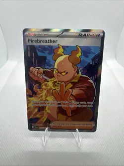 Pokemon Firebreather #119/094 Full Art Trainer Holofoil Phantasmal Flames - Image 1