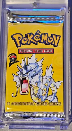 Base set 2 pokemon booster pack GYARADOS (Factory Sealed/unweighed) - Image 3