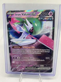 Iron Valiant EX 089/182 Pokemon TCG Paradox Rift NM Condition - Image 1