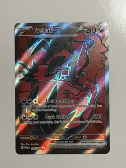 Yveltal ex 105/088 - Full Art Ultra Rare - Pokemon TCG: Perfect Order - NM - Image 1