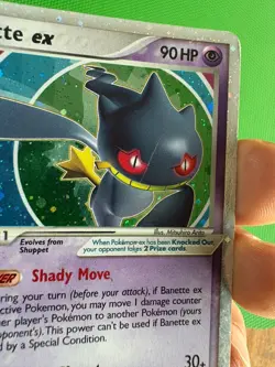 2006 POKEMON EX LEGEND MAKER BANETTE EX 85/92 ULTRA RARE HOLO - Image 4