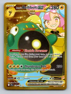 Pokemon TCG Iono's Bellibolt ex - Holo Hyper Rare SV09: Journey Together 188/159 - Image 1
