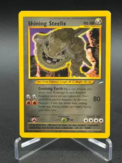 Shining Steelix 112/105 - Neo Destiny Holo Secret Rare - Pokemon - MP - Image 1