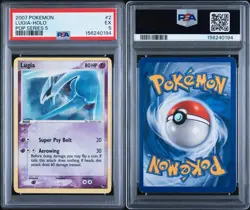 2007 Pokemon Pop Series 5 Lugia-Holo PSA 5 Excellent Condition - Image 3