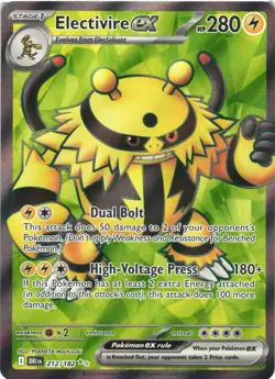 ELECTIVIRE EX 212/182 ULTRA RARE DESTINED RIVALS POKEMON NEAR MINT - Image 2