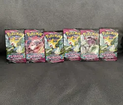 Pokemon TCG: Sword & Shield- (6)Fusion strike Booster Packs- NEW/FACTORY SEALED - Image 1